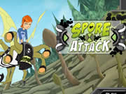Play Ben 10 Spores Attack Game Online