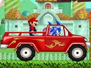 Play Sonic Helps Mario Game Online
